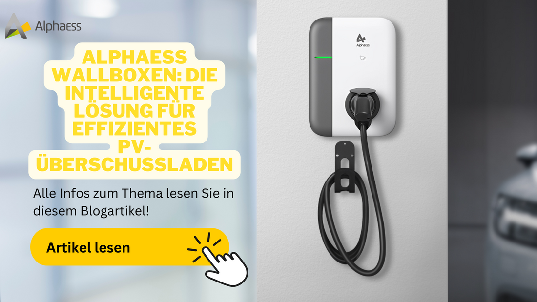 AlphaESS Wallboxen: Die intelligente Lösung für effizientes PV-Überschussladen