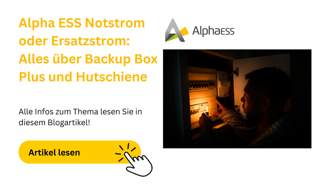 Alpha ESS Notstrom oder Ersatzstrom: Alles über Backup Box Plus und Hutschiene