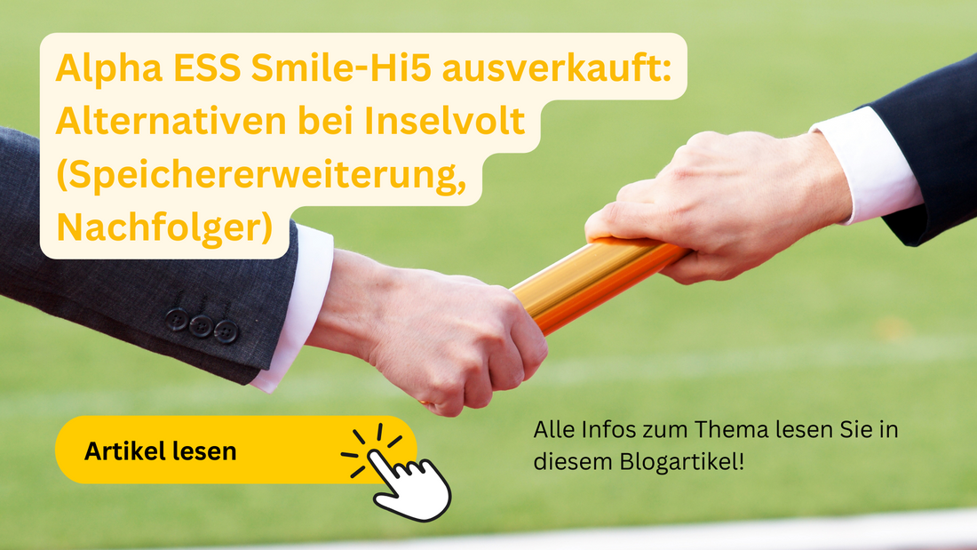 Alpha ESS Smile Hi5 ausverkauft bei Inselvolt: Optionen und Alternativen