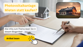 Photovoltaikanlage: Mieten statt kaufen?