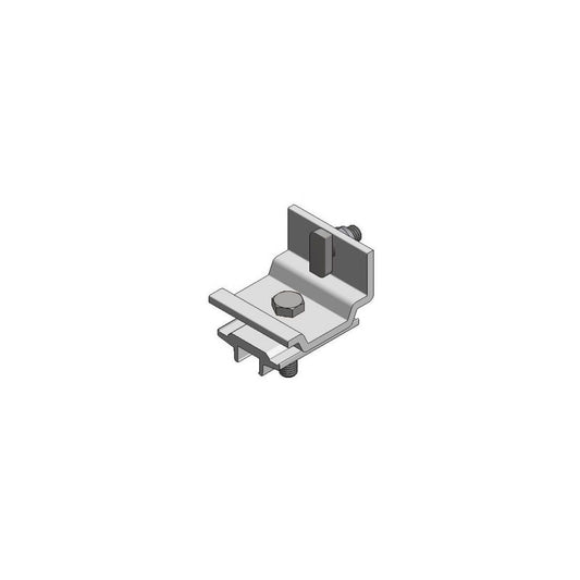 Van der Valk Montageklemme 50 mm für Querschiene Side++ mit Side++-Profil. Alu