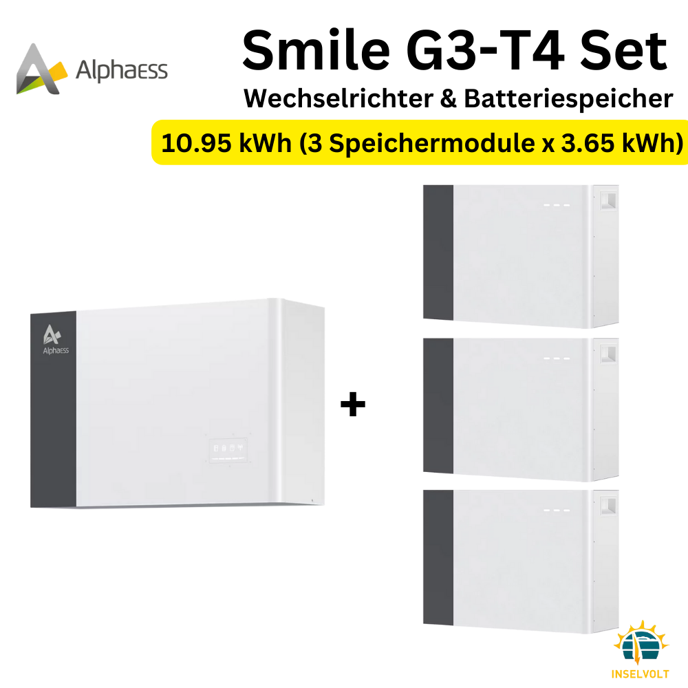 Alpha ESS Smile G3-T4 Wechselrichter und Batteriespeicher-Set