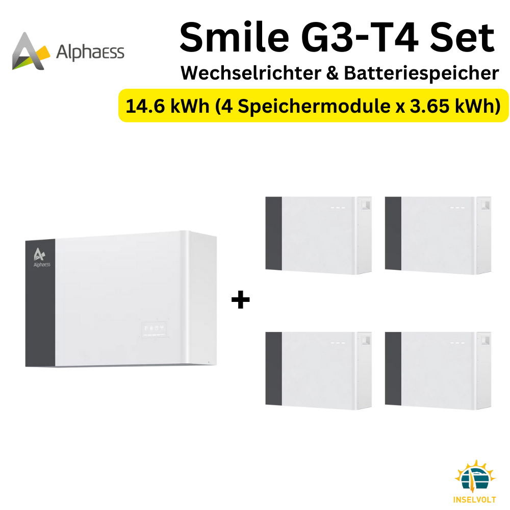 Alpha ESS Smile G3-T4 Wechselrichter und Batteriespeicher-Set