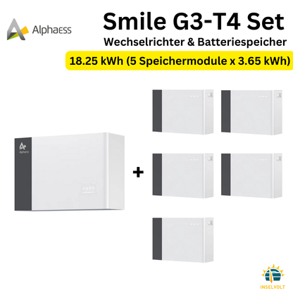 Alpha ESS Smile G3-T4 Wechselrichter und Batteriespeicher-Set