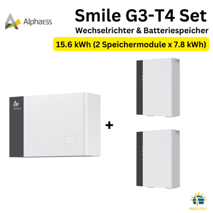 Alpha ESS Smile G3-T4 Wechselrichter und Batteriespeicher-Set