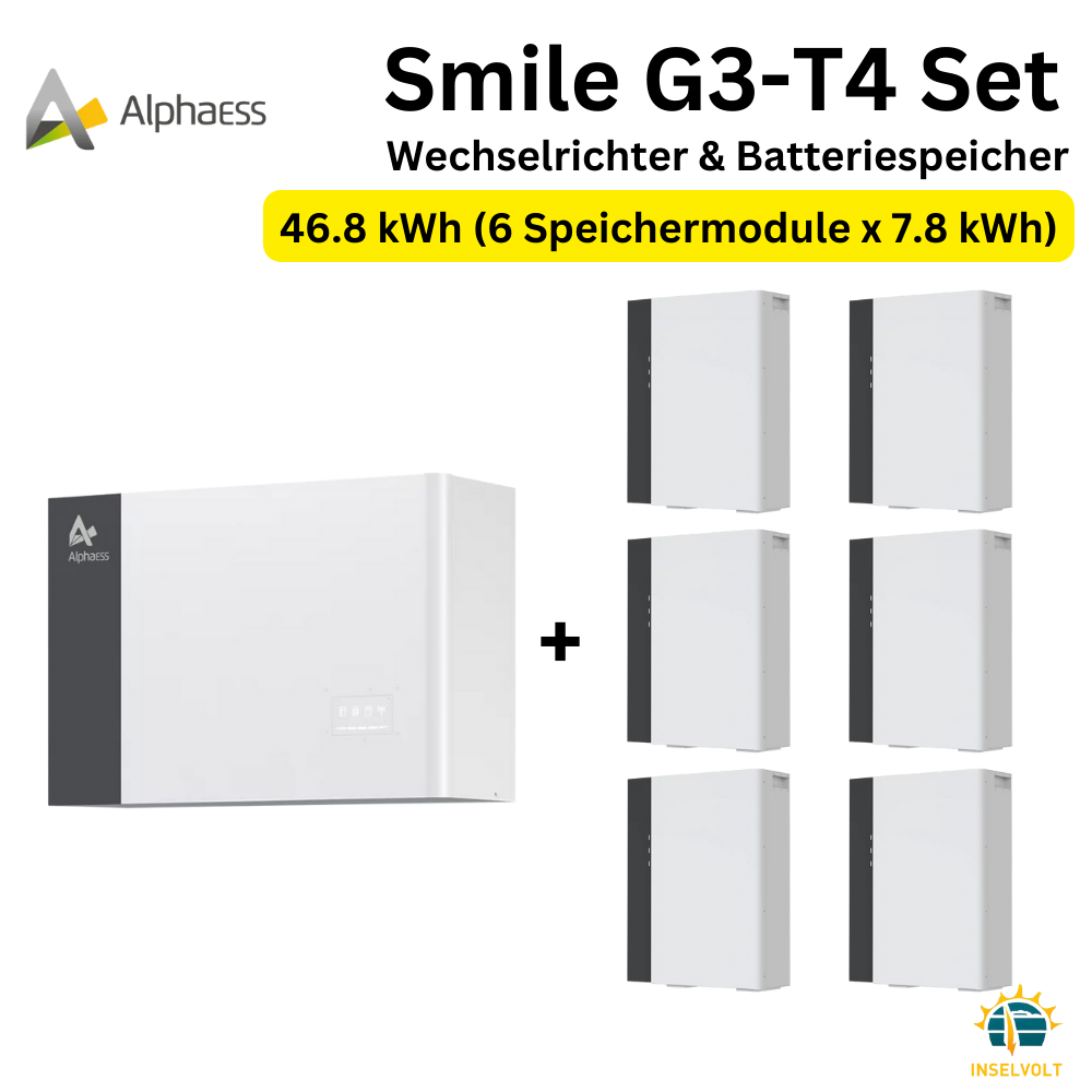 Alpha ESS Smile G3-T4 Wechselrichter und Batteriespeicher-Set