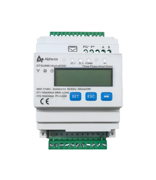Alpha ESS Smart Meter, DTSU666 6CT, 100A, 3-phasig, für Hi5 und Hi10