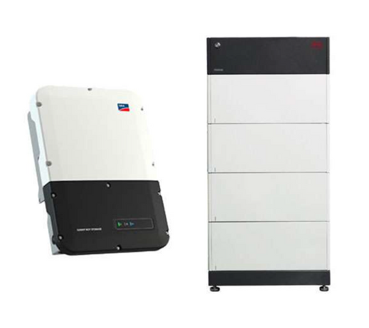 BYD + SMA (Bundle) B-BOX HVS 5.1 + SB STORAGE 3.7 (W/O WIFI) High Voltage Lithium-Ionen-Batteriespeichersystem