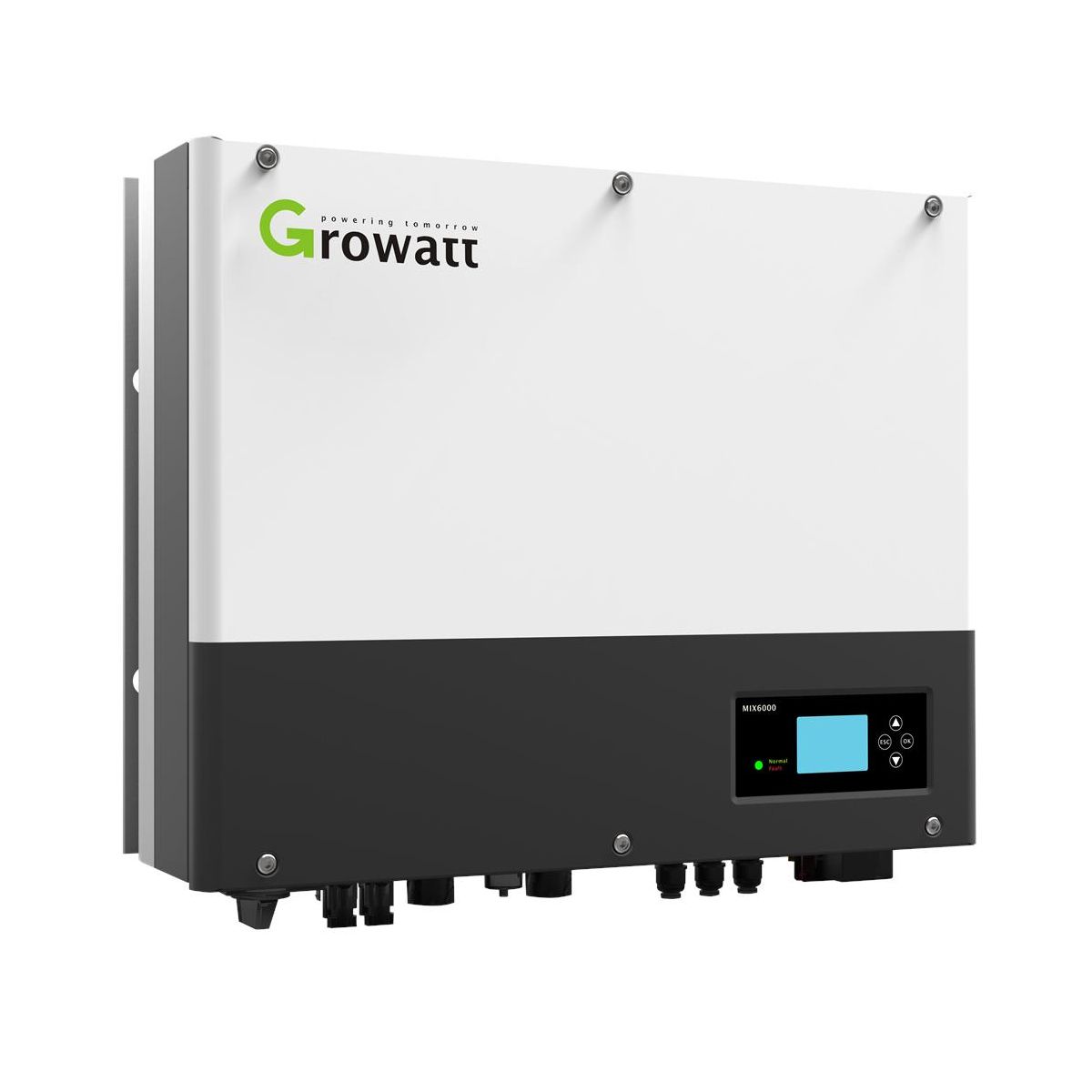 Growatt, einphasig, Hybrid Inverter SPH4600, einphasig, 8 kW, 2 MPPT, IP65