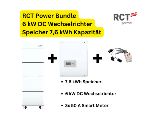 RCT Power Bundle 6kW Wechselrichter + 7,6 kWh Batterie