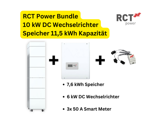 RCT Power Bundle 10 kW Wechselrichter + 11,5 kWh Batterie