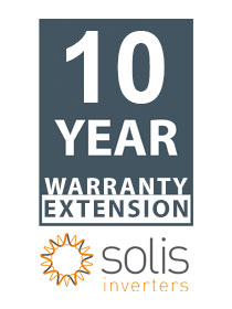 Solis Warranty Ext. of 10 years (Total 15y) for 80 to 110kW 5G Pro