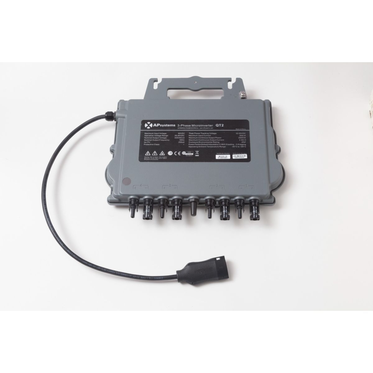APSystems QT2-EU Micro-Wechselrichter, 3ph, 400V, AC-50Hz, 2000W, 2 MPPT