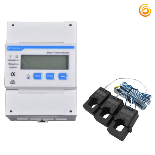 Huawei DTSU666-H 3ph Energy Meter mit 3x 100A Sensoren