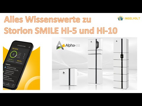 AlphaESS Storion, Set Batteriespeicher & Wechselrichter, SMILE-Hi5 Set, 4,8 kWh