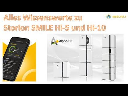 AlphaESS Storion, Set Batteriespeicher & Wechselrichter, SMILE-Hi10 Set, 7,8 kWh