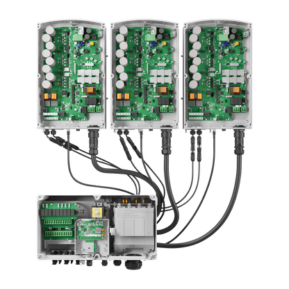 SolarEdge Dreiphasen-Wechselrichter, Synergy Manager und Units, 100 kW, SET